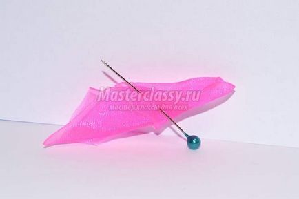 Hair klip Organza virág (hajtű) Hair klip virággal organza