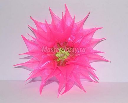 Hair klip virággal organza (Organza) Hair klip virággal organza