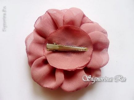 Hairpin-floare de la sifon cu mâinile proprii de clasă mână cu pas-cu-pas fotografii