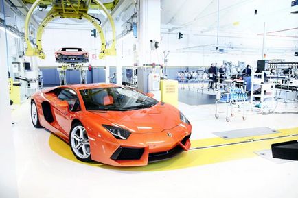 Завод lamborghini вид зсередини