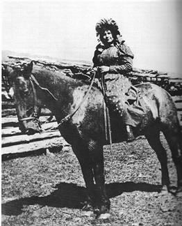 Cowboy feminin, istoria Statelor Unite