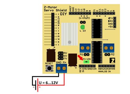 Z-motor servo scut cu mâinile tale (DIY)