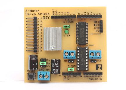 Z-motor servo scut cu mâinile tale (DIY)