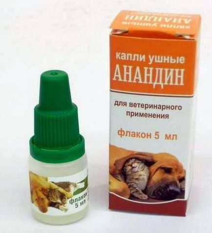 Anandin pentru câini și pisici, picături, soluție și unguent de la infecții virale