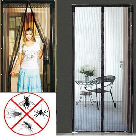 Plasă de țânțari în ușă, cum să alegeți modul corect de utilizare,