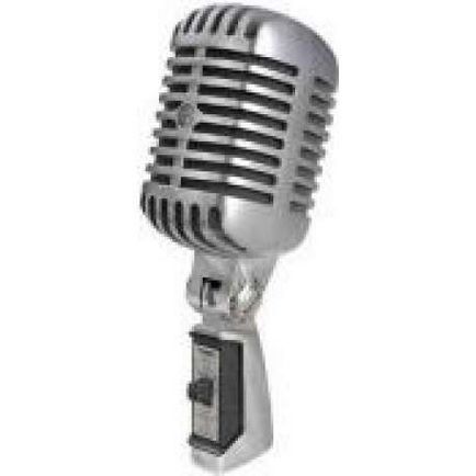Béreljen retro mikrofon, kiadó elegáns mikrofon Shure 55sh seriesii, dinamikus kardioid