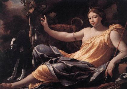 Артеміда (Артеміс) - дочка Зевса, вічно юна і прекрасна богиня полювання, древні боги і герої