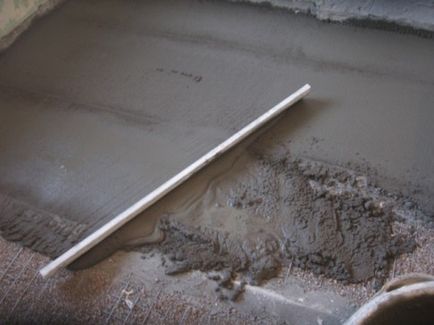 A beton esztrich (jobb csatoló) beton esztrich