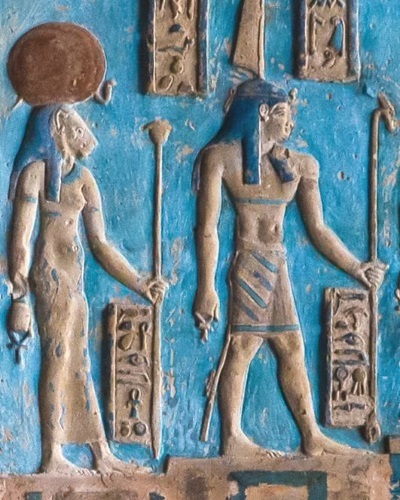 Zeita Tefnut veche egiptean egiptean de fertilitate și umiditate