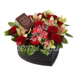 Букет весільний букет розалия з бутоньєркою - купити за ціною 7 390 руб