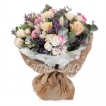 Buchet de buchet de buchete Rosalia cu boutonniere - cuvete dupa pret 7 390 руб