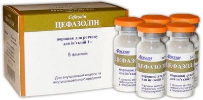 Instrucțiuni cefazolin pentru utilizarea injecțiilor