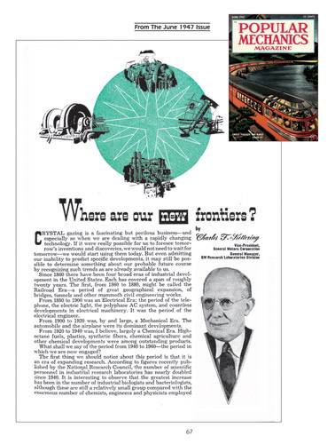 Charles Kettering szerzők rm, Popular Mechanics magazin