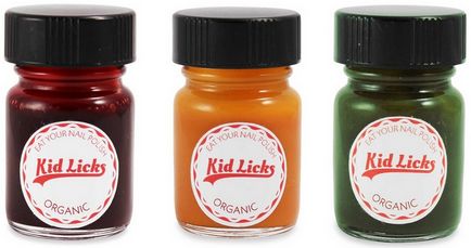 Дитячий лак для нігтів на основі овочевих соків kid licks