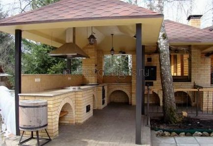 Дизайн літньої кухні на дачі - типи будівель і умови будівництва