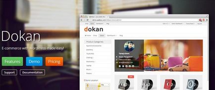 Dokan - o platformă de tranzacționare, inwebpress - Russification de template-uri pentru wordpress