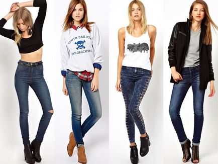 Jeans model slab pentru ce formă, cu ce să poarte magazin on-line magazin timid