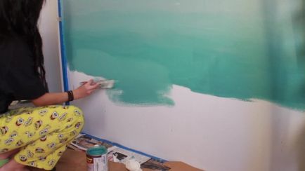 Efect - ombre - când pictați pereți, lux și confort