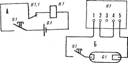 Releu electromagnetic, constructor de modele