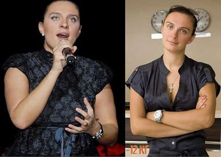 Elena Vaenga a devenit bine subțire - ca o dispută privind o dietă, cosmetologie