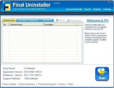 Final Uninstaller letöltés ingyen - Program végleges eltávolító