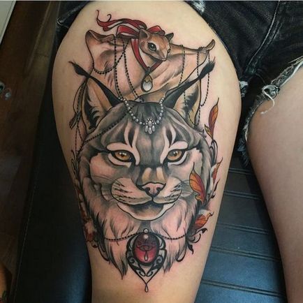 Fotografie și semnificația tattoo lynx