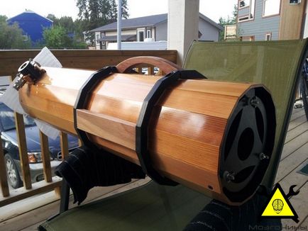 Facem un telescop din lemn cu mâinile noastre