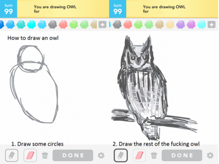 Як намалювати сову