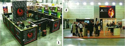 Hogyan szervezzük meg a helyet a kiállítási stand (kabinok) Hogyan szervezzük meg a helyet a kiállítási stand