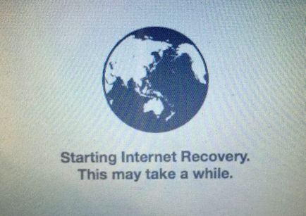 Cum se reinstalează OS x cu recuperare pe Internet