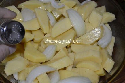 Як приготувати курячі ніжки з картоплею в духовці