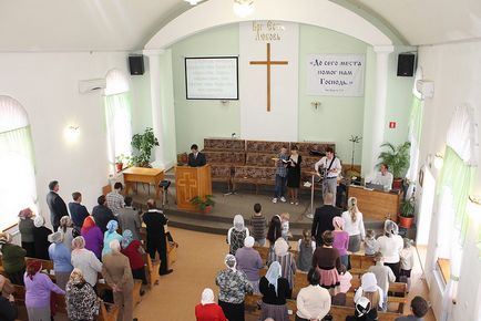 Cum se ține slujba divină, biserica din nord