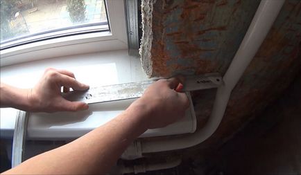 Cum să faci pante din gips carton pentru ferestre, mâinile nu sunt cârlige