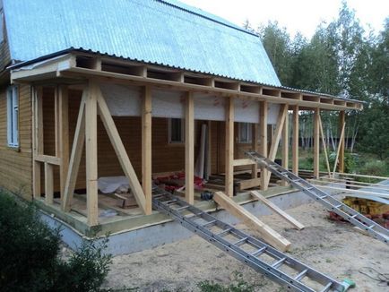 Як зробити прибудову до дерев'яного будинку своїми руками - додаткові споруди - блог - ск -