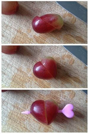 Як зробити серце з фруктів своїми руками