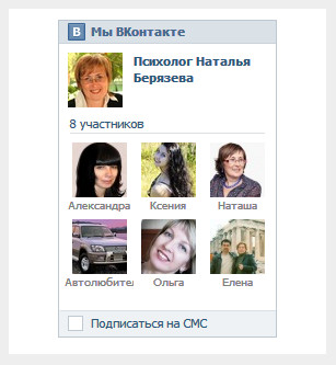 Cum se instalează widgetul vkontakte, visul și actul!