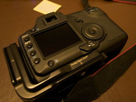 Hogyan helyett egy védőfal az LCD a kamera Canon EOS 5D