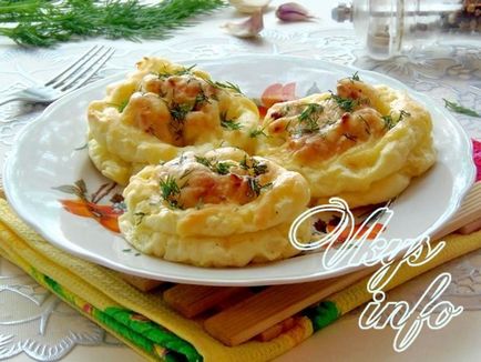 Картопляні «гнізда» з куркою в духовці рецепт з фото
