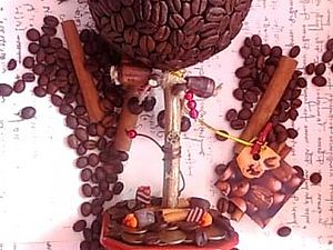 Кавовий топиарий - покрокова інструкція - ярмарок майстрів - ручна робота, handmade