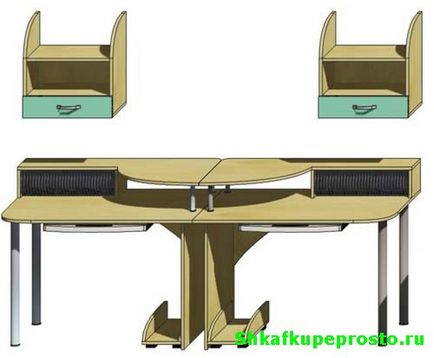 Комп'ютерні столи - комп'ютерний стіл своїми руками