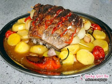 Friptura de carne de porc în cuptor 3 rețete pentru un vas de gură-udare