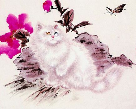 Кошенята, китайський живопис