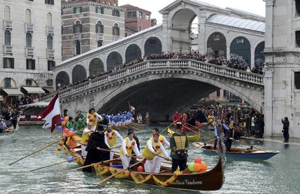 Culorile și măștile carnavalului venețian