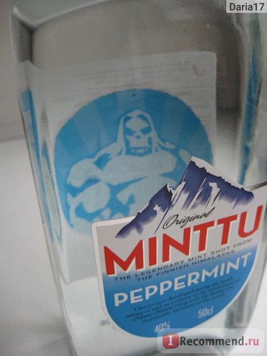 Лікер мінтту minttu peppermint (фінська горілка) - «морозна свіжість фінських гір», відгуки покупців