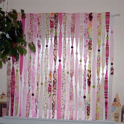 Patchwork perdele - decorarea ferestrei originale, trucuri interioare