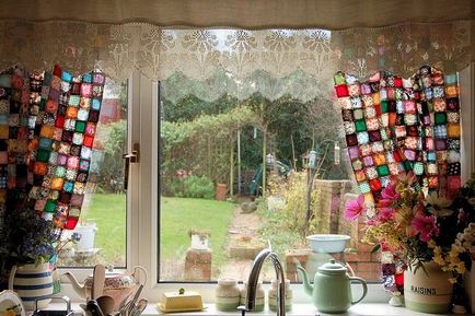 Patchwork perdele - decorarea ferestrei originale, trucuri interioare