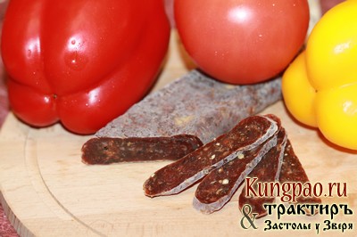 Lukanka bolgár (sudzhuk) - recept fotókkal
