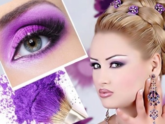 Make-up sub rochie violet (19 pics) make-up seara la balul de brunet sub liliac