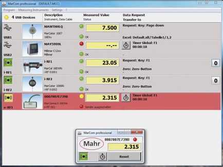 Marconnect - software marcom - tehnologie de măsurare mahr