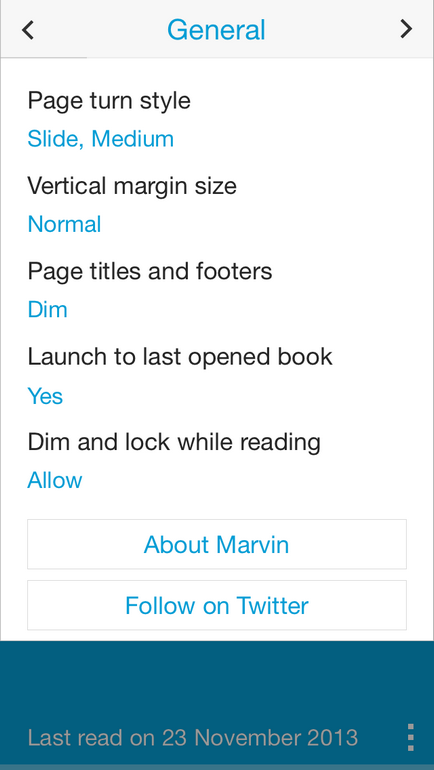 Marvin - az ideális olvasó ios